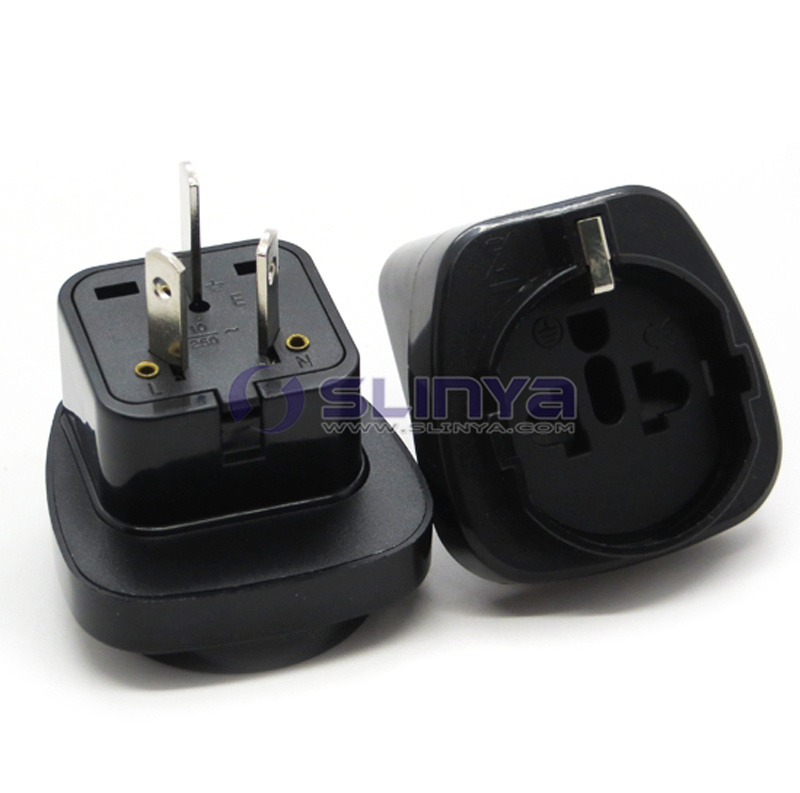 for Computer Power Cable Cord Us / Germany / France / EU Electric Plug Socket to Au Plug Adapter