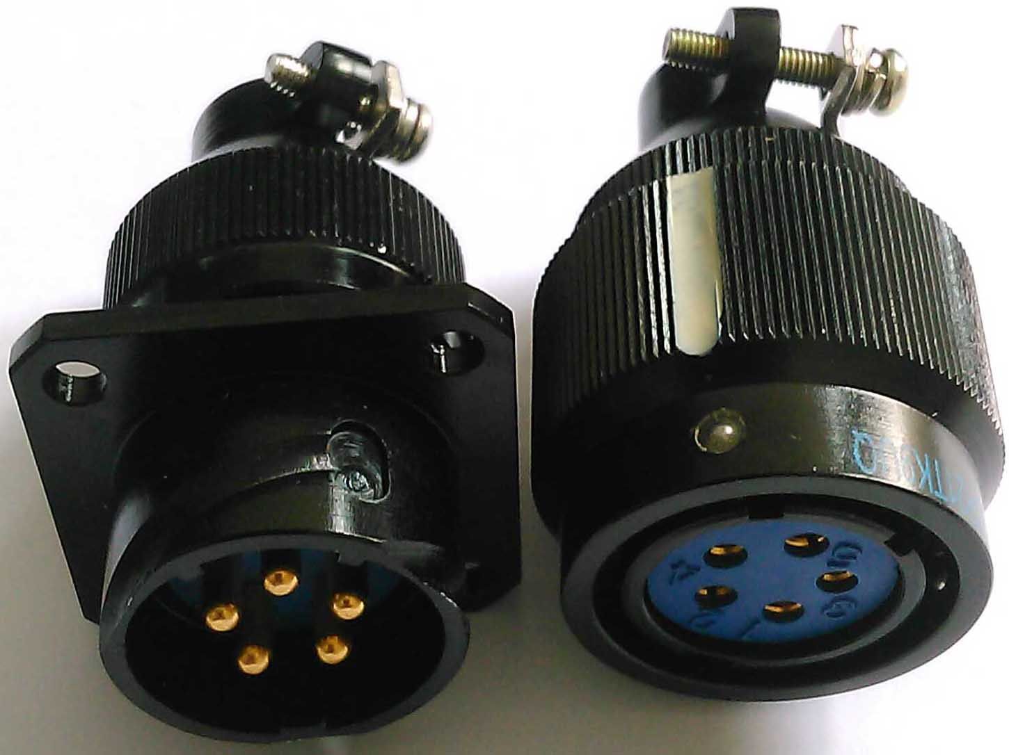 Lyp21-5 Pin Ciruclar Power Bayonet Coupling Connector