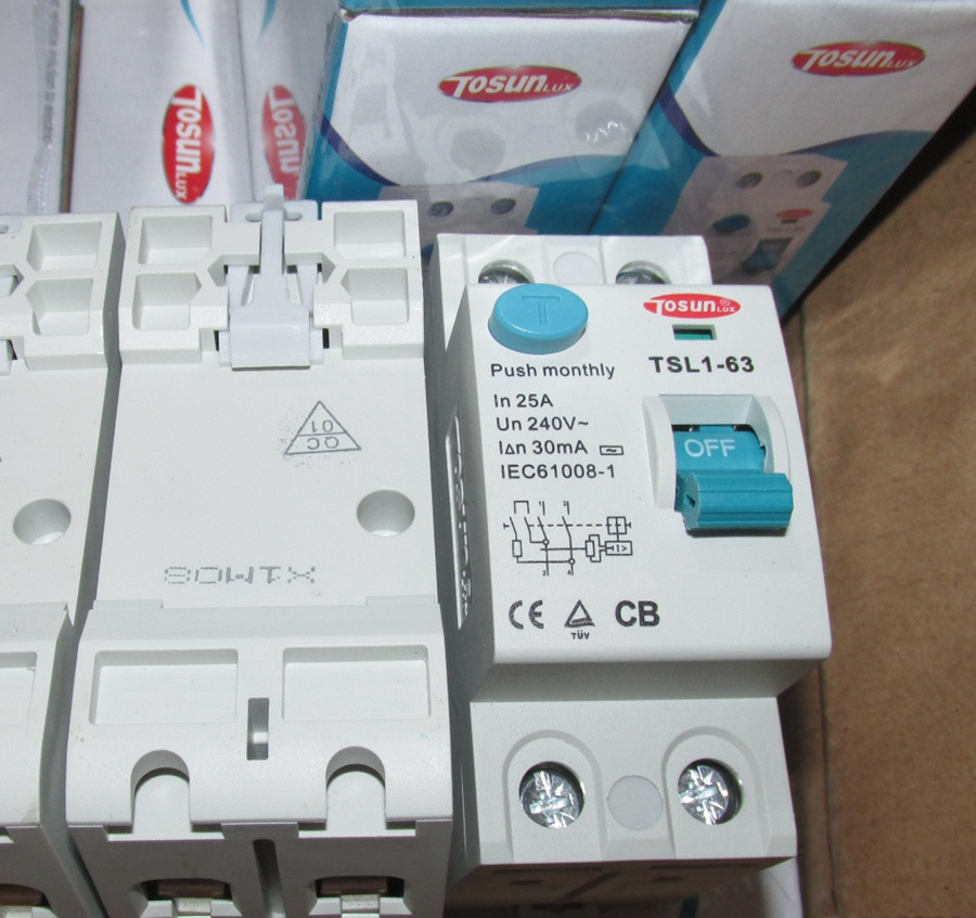 Tsl1-63 RCCB Residual Current Circuit Breaker