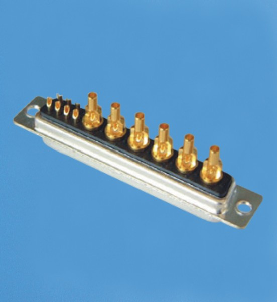 Factory Custom 13W6 Solder Type Power D-SUB Connector