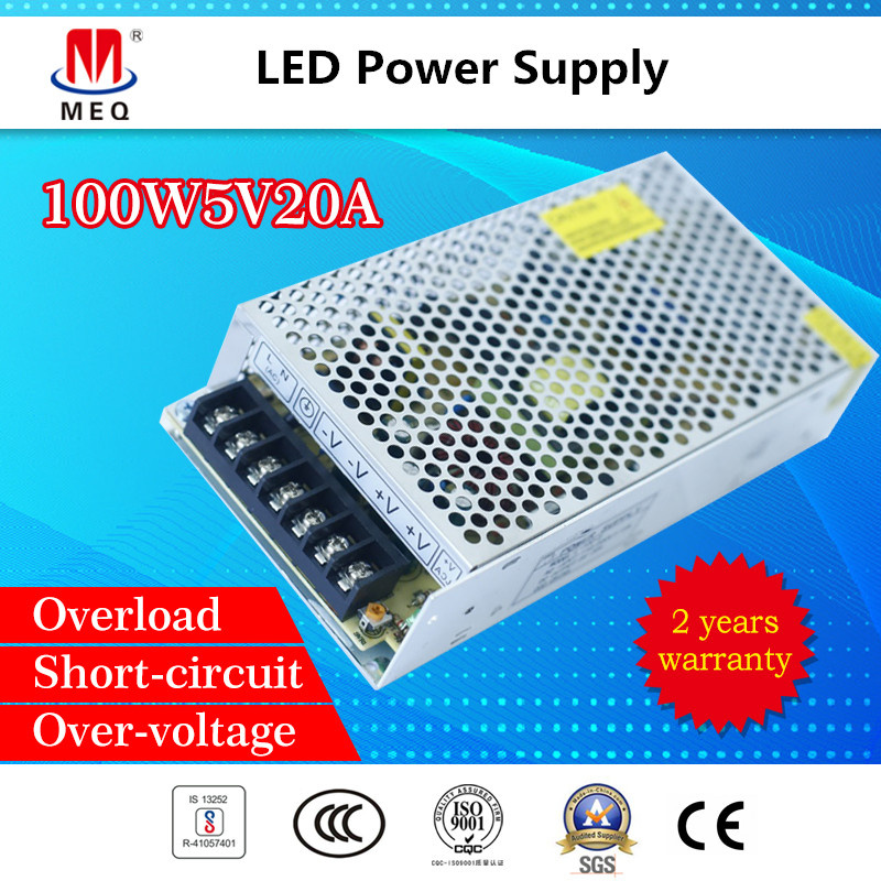 AC/DC 12V 100W LED Single Output Switch Mode Power Supply 8.3A