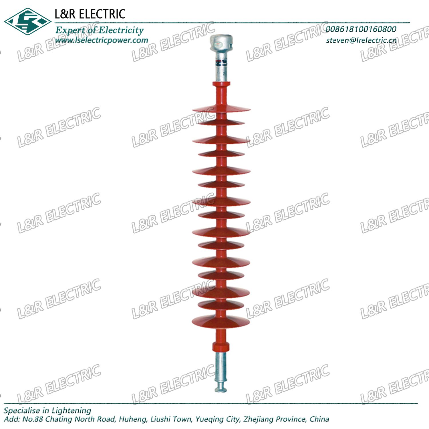 66kv 120kn Composite Tension Insulator, Socket Ball Ended