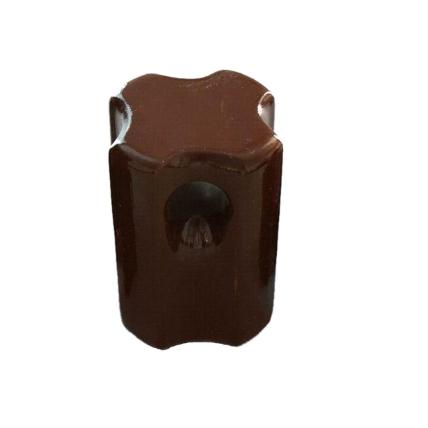 Brown Insolator Porcelain Stay / Guy Strain Insulator