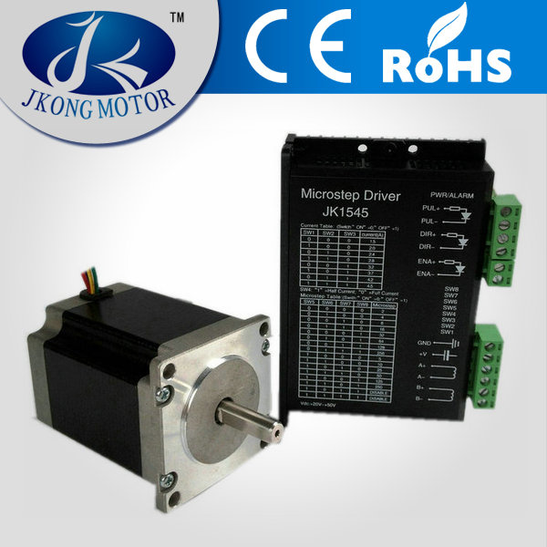 Stepper Motor and Stepper Motor Driver for Machine