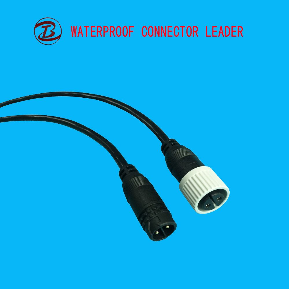PVC/Nylon LED Connector with Cable IP68 220V Plug