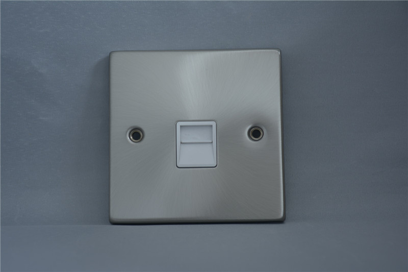 T438 Fb 1gang Telephone Socket, Secondary