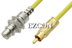RCA Male to RCA Female Bulkhead Cable