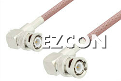 BNC Male Right Angle to BNC Male Right Angle Cable