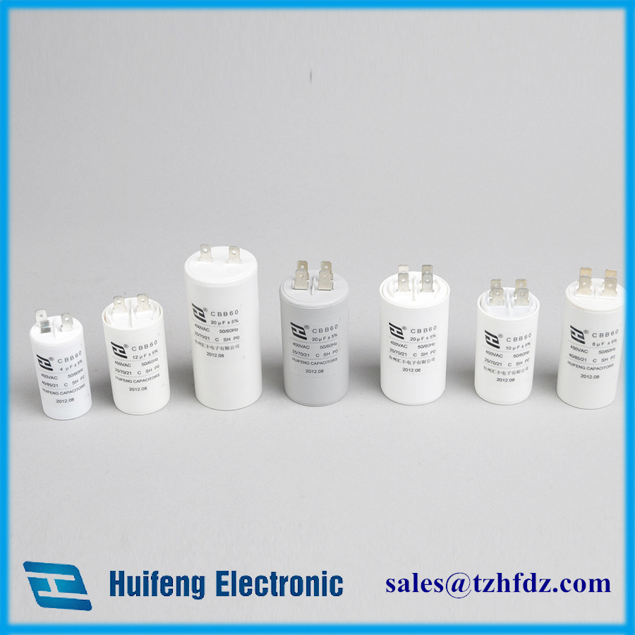 Cbb60 Motor Run Capacitor with Pins