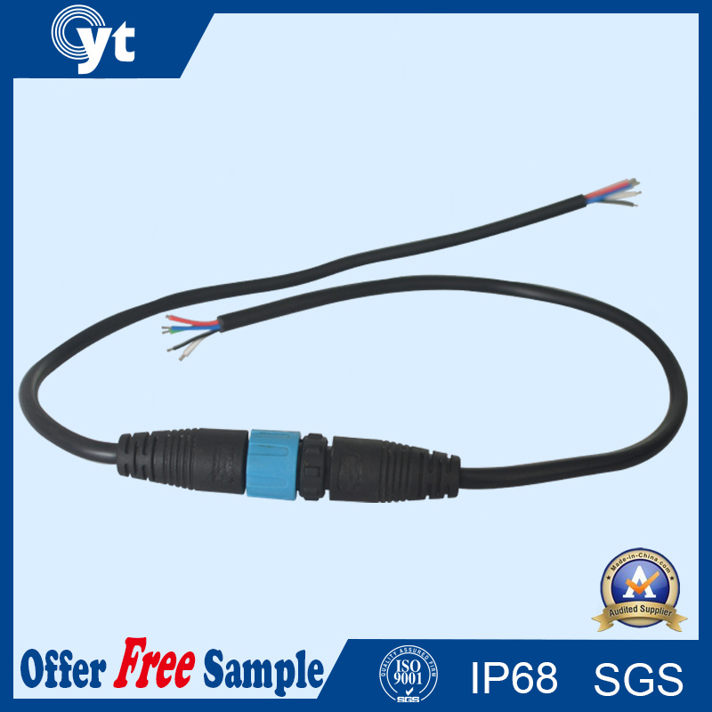 PVC 5 Pin Self-Locking Waterproof Electrical Cable