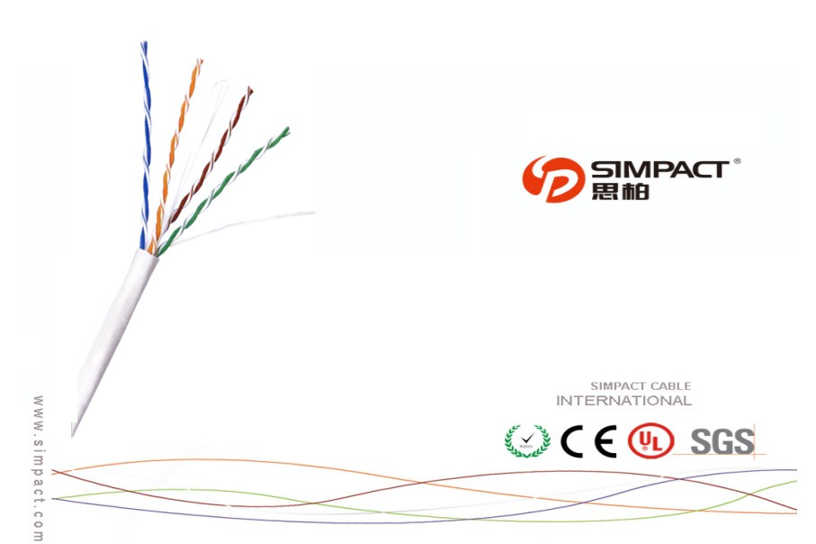 UL/CE/ RoHS/ISO Approved CAT6 UTP Cable
