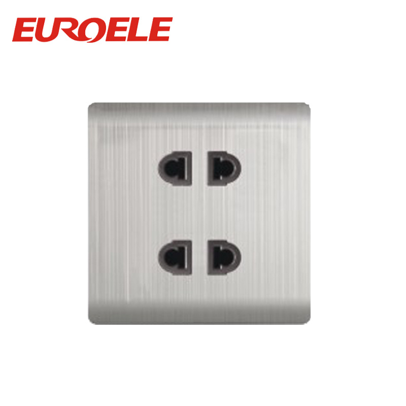 86*86mm 250V 2 Gang Universal Power Socket