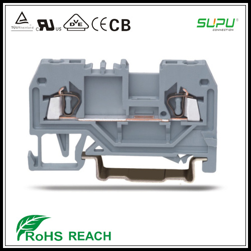2 Conductor DIN Rail Terminal Blocks for Control Cabinet