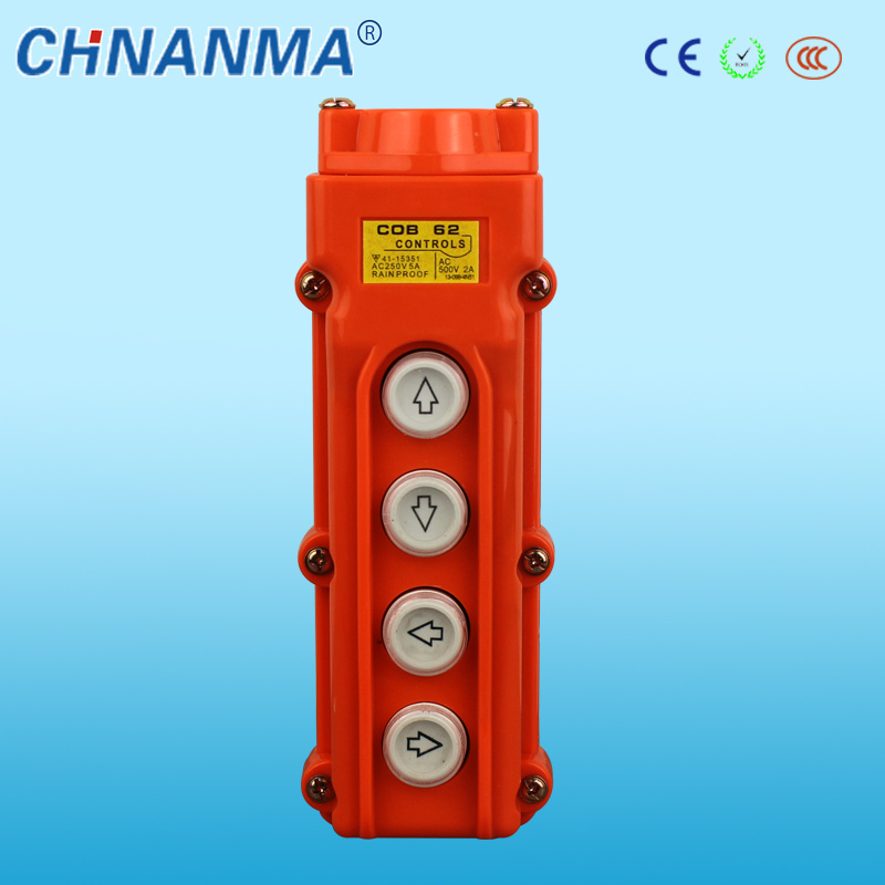 Waterproof Push Button Switch for Hoist Crane Control