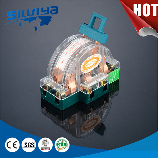High Quality Transparent Knife Switch/2pole/3pole/4 Pole Double Throw