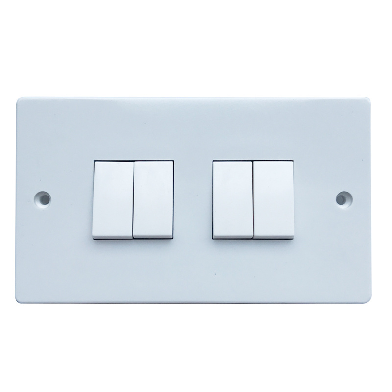 86*146 Size 4gang Small Push Button Switch