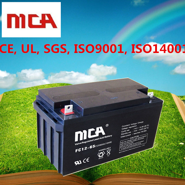 Good Quality Storage Battery UPS Battery Deep Cycle Battery 12V 65ah