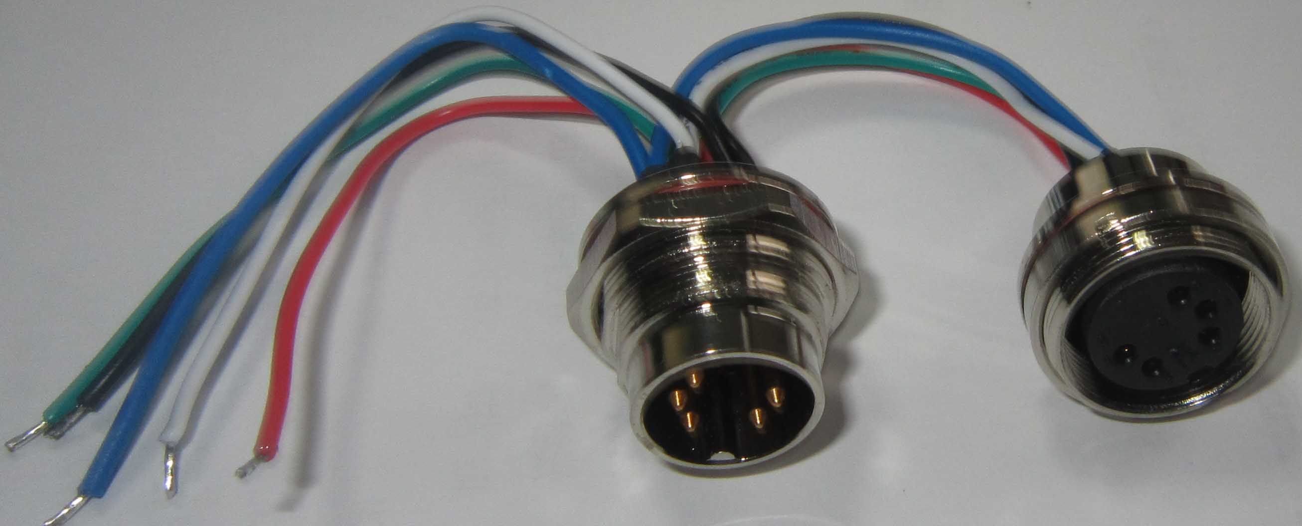 Aisg 5pins Wire Receptacle Connector