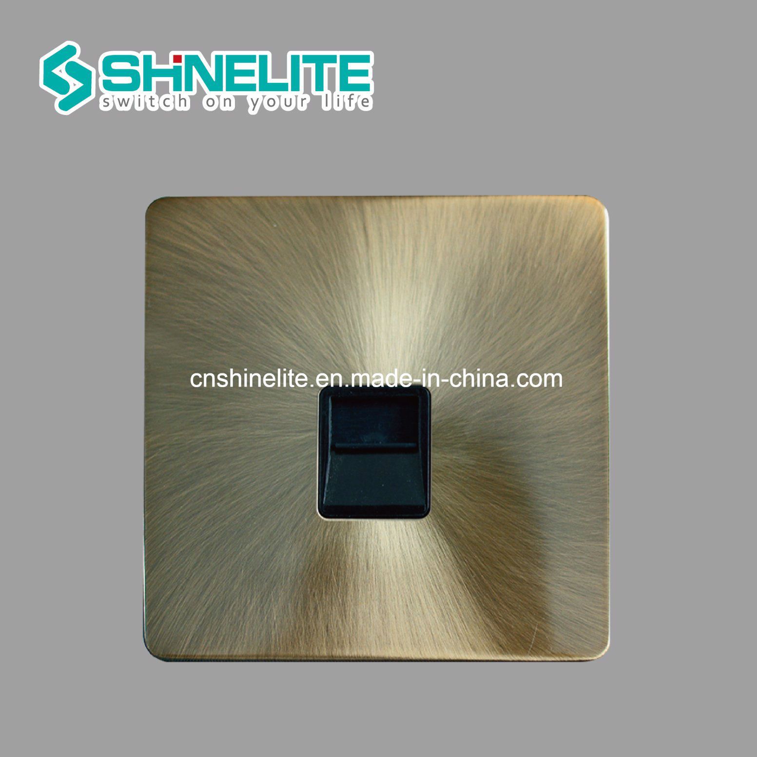 British Standard 1 Gang Telephone Socket with Ce OEM