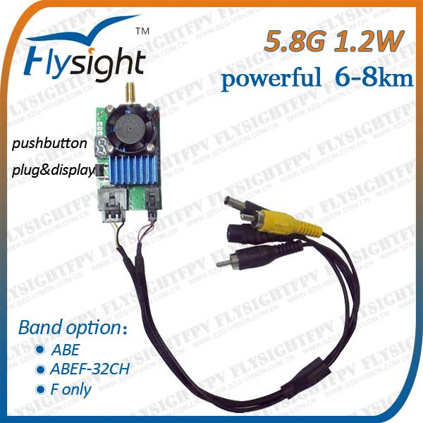 E2 5.8GHz 1200mw AV Wireless Transmitter with 7km Range for Parrot Ar. Drone 2.0 (TX5812)