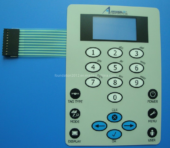 Panel Name Plate Graphic Overlay Switch Membrane Keypad