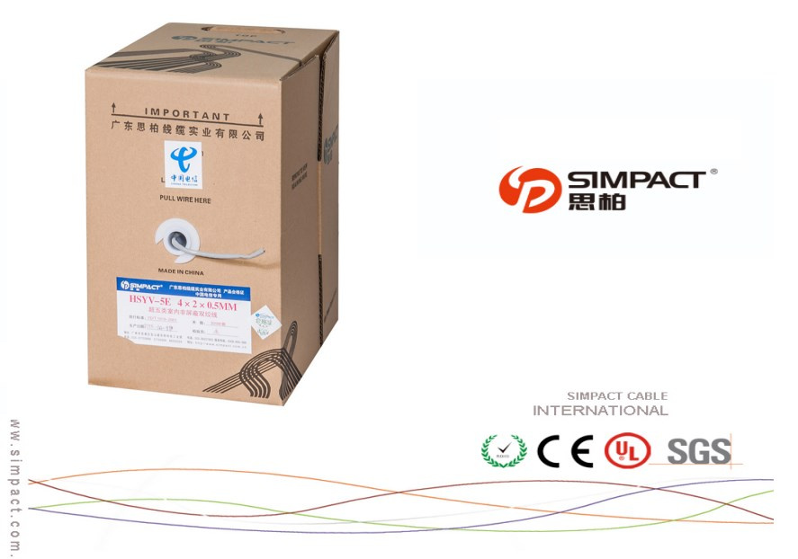 Unshielded Twisted Pairs Cable 5 ISP/RoHS/Ce/UL