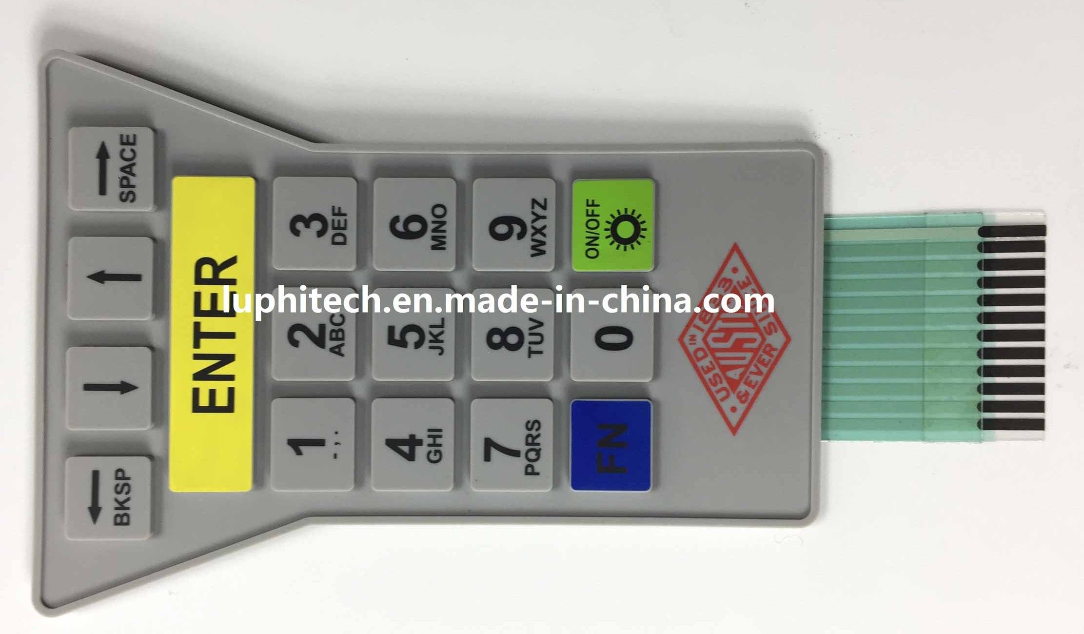 Waterproof Grid of Silver Printing Ink Matrxi Silicone Runbber Keys Switch
