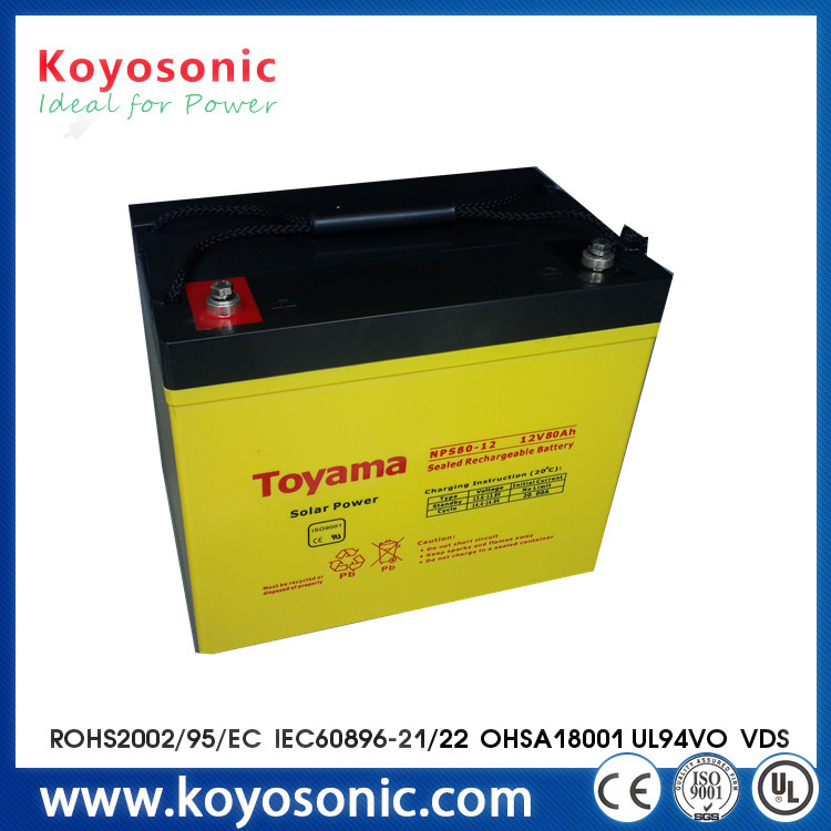 Battery for Solar Power System Solar Power Battery Storage Solar Panel with Integrated Battery 12V 80ah