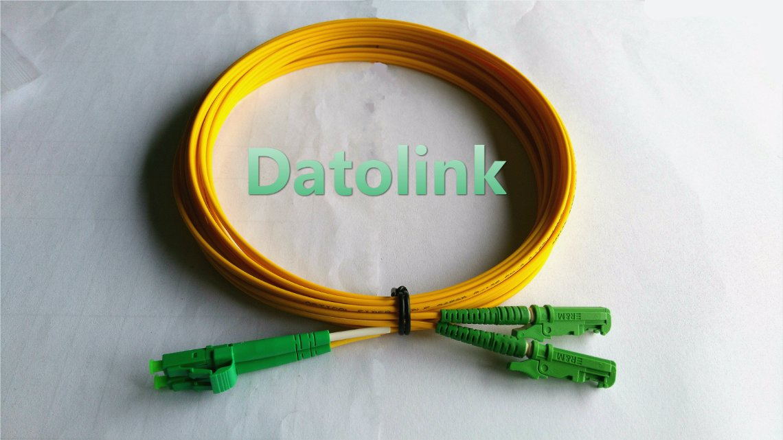 E2000-LC/APC Sm Dx Fiber Optic Patch Cord