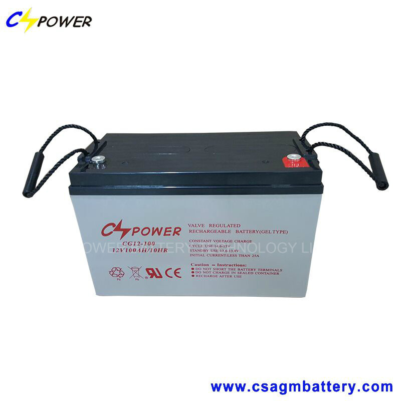 Supplier Rechargeable Solar Gel Battery 12V100ah, Cg12-100ah