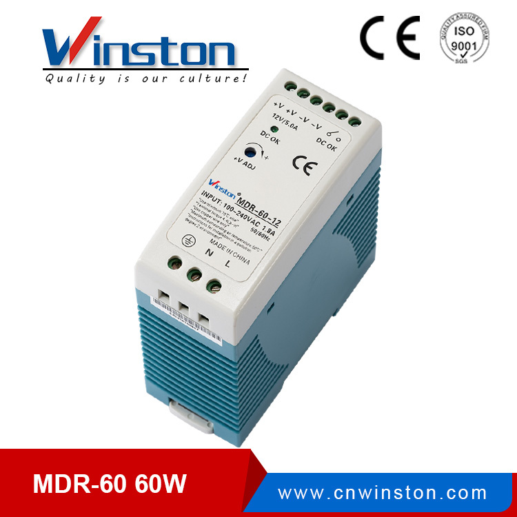 60W Single Output DIN Rail Power Supply