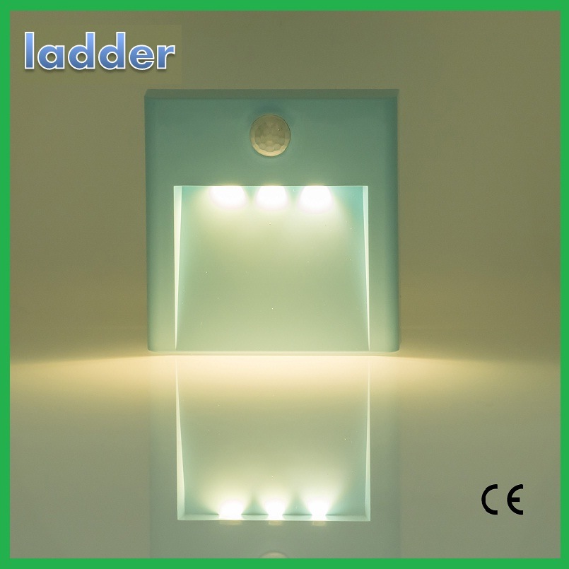 LED Motion Sensor Night Light on Wall