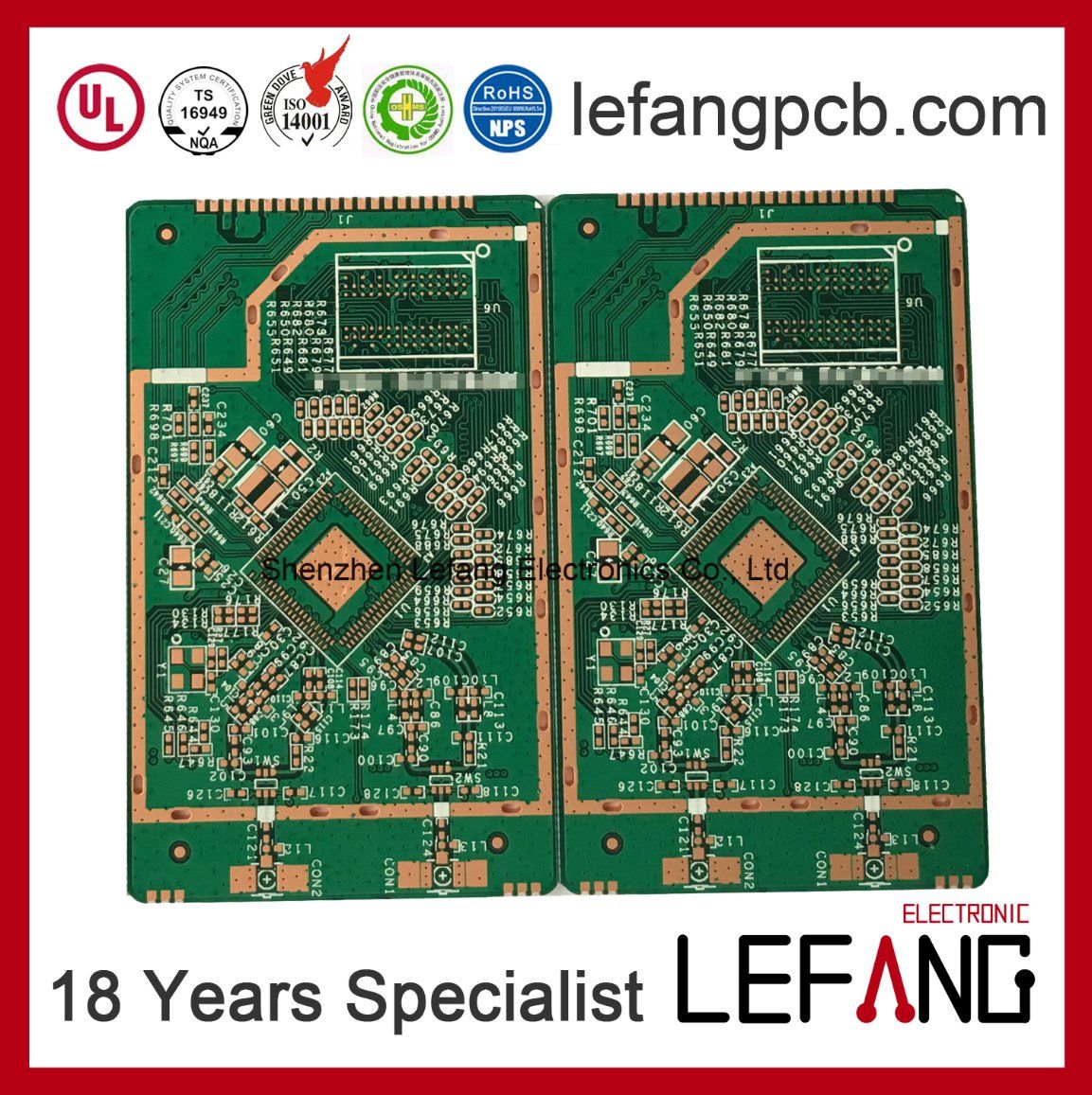 Double Sided PCB Board Manufacturing for Industrial Control
