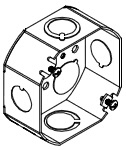 4 in. Steel Octagonal UL Steel Box