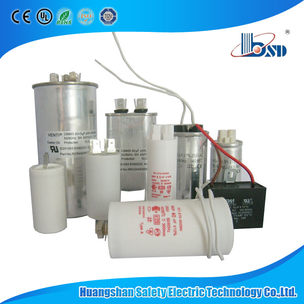 Motor Run and Start Capacitors, UL, VDE, CE, RoHS, Certificate