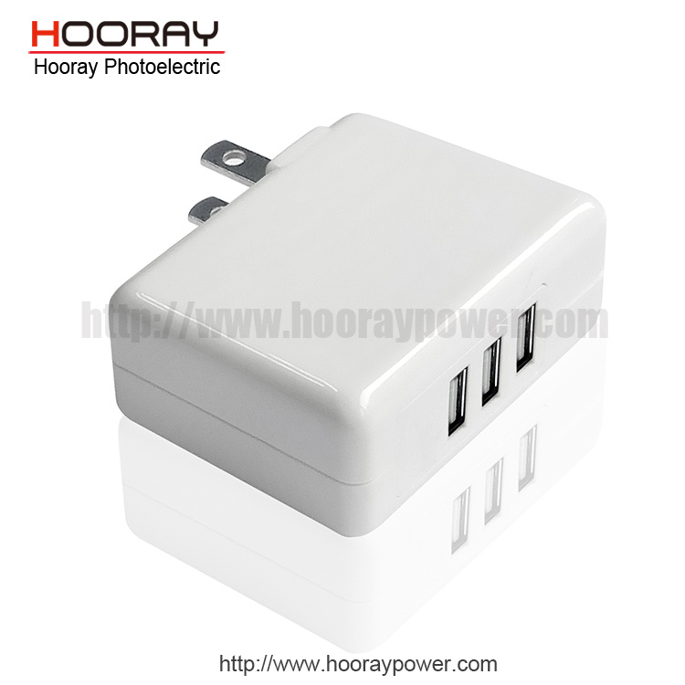 3 USB Port 5V 7.2A Multiple USB Charger for Phone 4USB AC Travel Adaptor Home Charger Us EU Plug USB Adapter