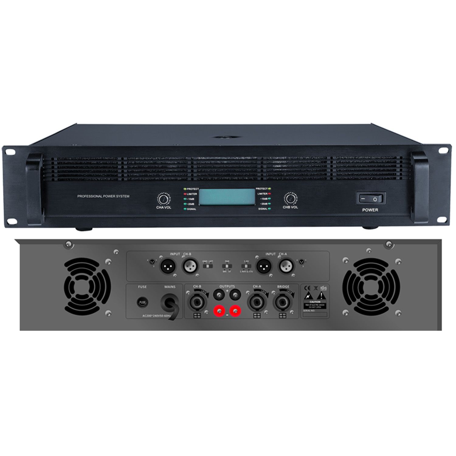 S-2200 Series Public Address Professional Power Amplifier
