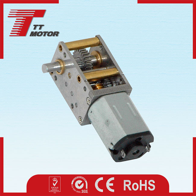 More reliable Smart Metering low speed DC worm gear motor