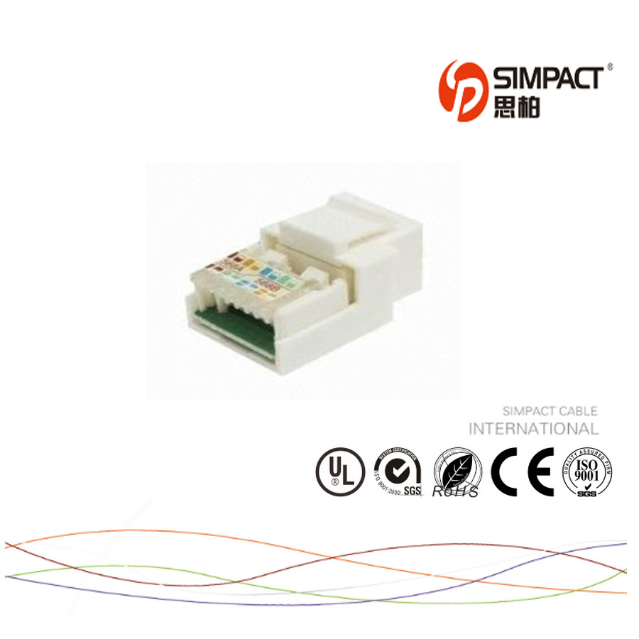 UL/CE/RoHS List Cat5e Shielded Module