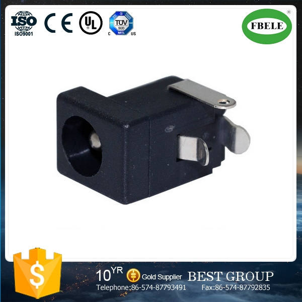Pin = 2.0 / 2.5mm Curved Legs DC Socket