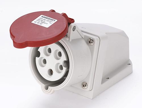 32A 3P+N+PE IP44 surface-mounted socket (MN3511)