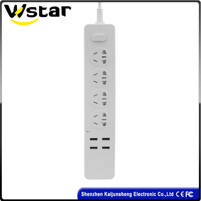 Extension Socket, Power Stripe, with 4 USB Port, Cn Plug, C818-C