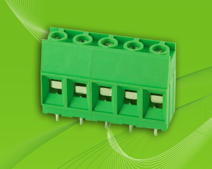 PCB Terminal Block with Dual Row Pins 65A/1000V