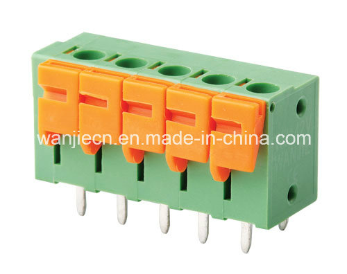 Best Selling PCB Spring Terminal Block (WJ142V-5.0/5.08/7.5/7.62mm)