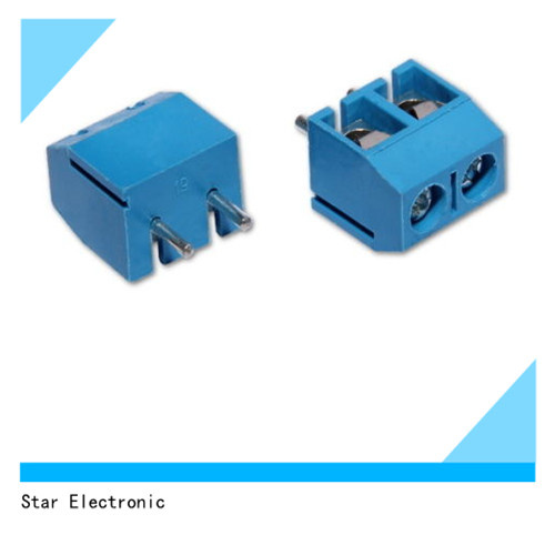 2way /Pole PCB Mount Screw Terminal Block Blue