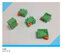 2 Pin 2.54mm Pitch PCB Connector Spring Screless Terminal Block