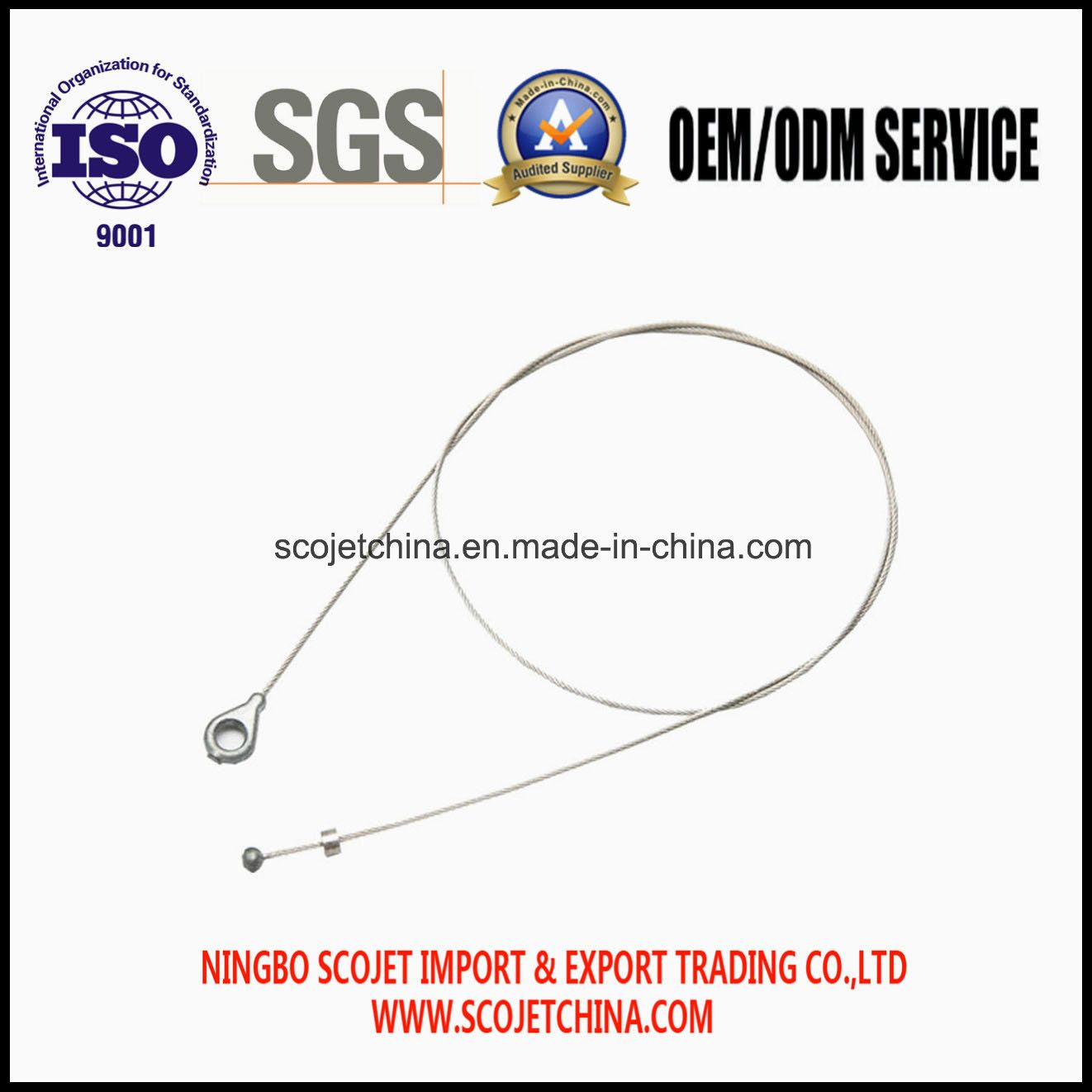 High Quality Control Cable with Die Casting Eyelet and Ball