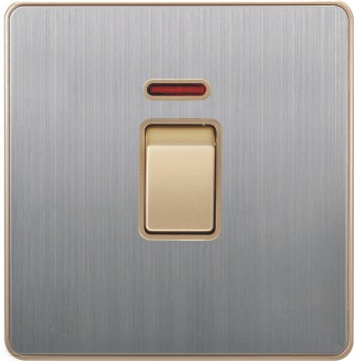 British Standard Stainless 25A Dp Wall Switch