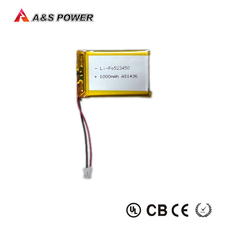 Rechargeable High Capacity 3.7V 1000mAh Li Ion Battery