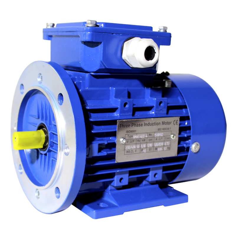 Three Phase Asynchronous Induction Motor Ie1 Aluminum Casing